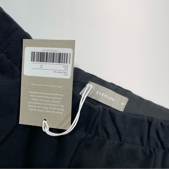 New Everlane The Dream Pant Black Size Medium - Picture 5 of 10